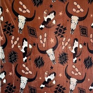 Brand new western style/cow blanket